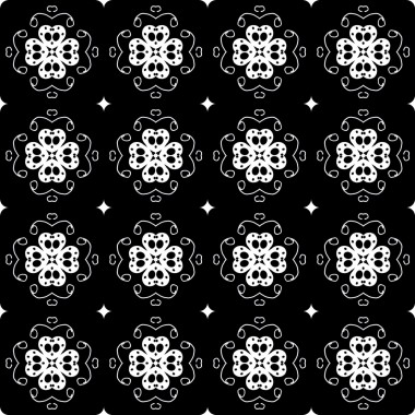 Detail Pattern Hitam Putih Nomer 26