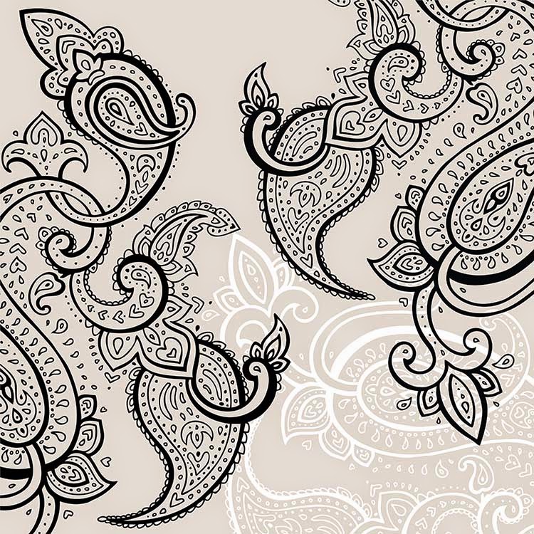 Detail Pattern Hitam Putih Nomer 29