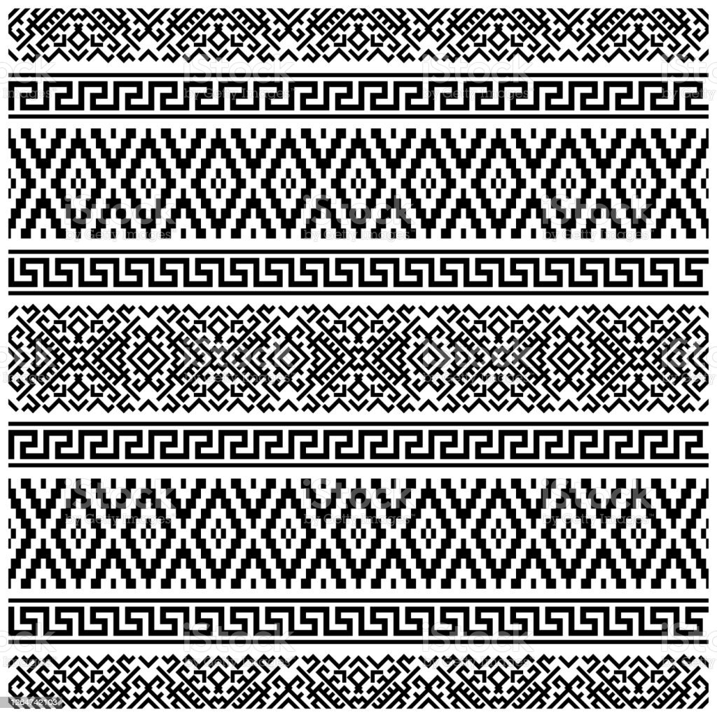 Detail Pattern Hitam Putih Nomer 32