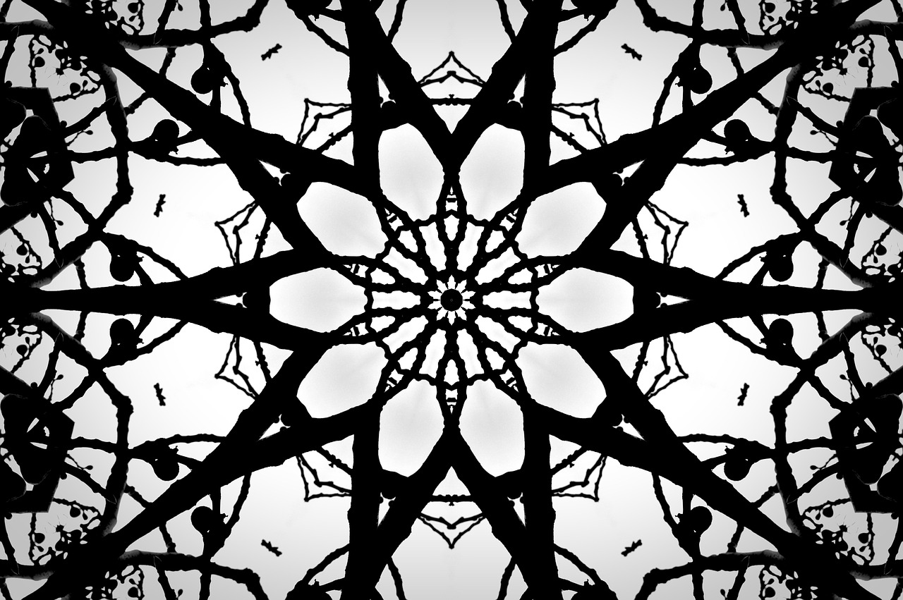 Detail Pattern Hitam Putih Nomer 40