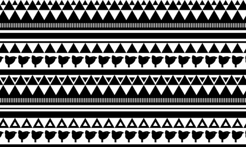 Detail Pattern Hitam Putih Nomer 9