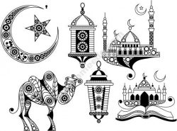 Detail Pattern Islamic Cdr Nomer 25