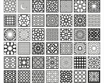 Detail Pattern Islamic Cdr Nomer 29