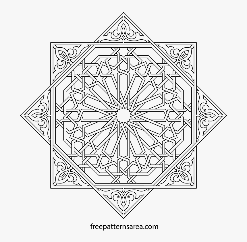 Detail Pattern Islamic Hd Nomer 24
