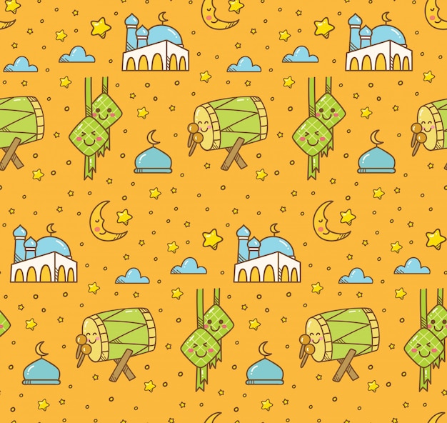 Detail Pattern Lebaran Nomer 5