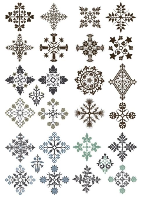 Detail Pattern Vector Cdr Nomer 13