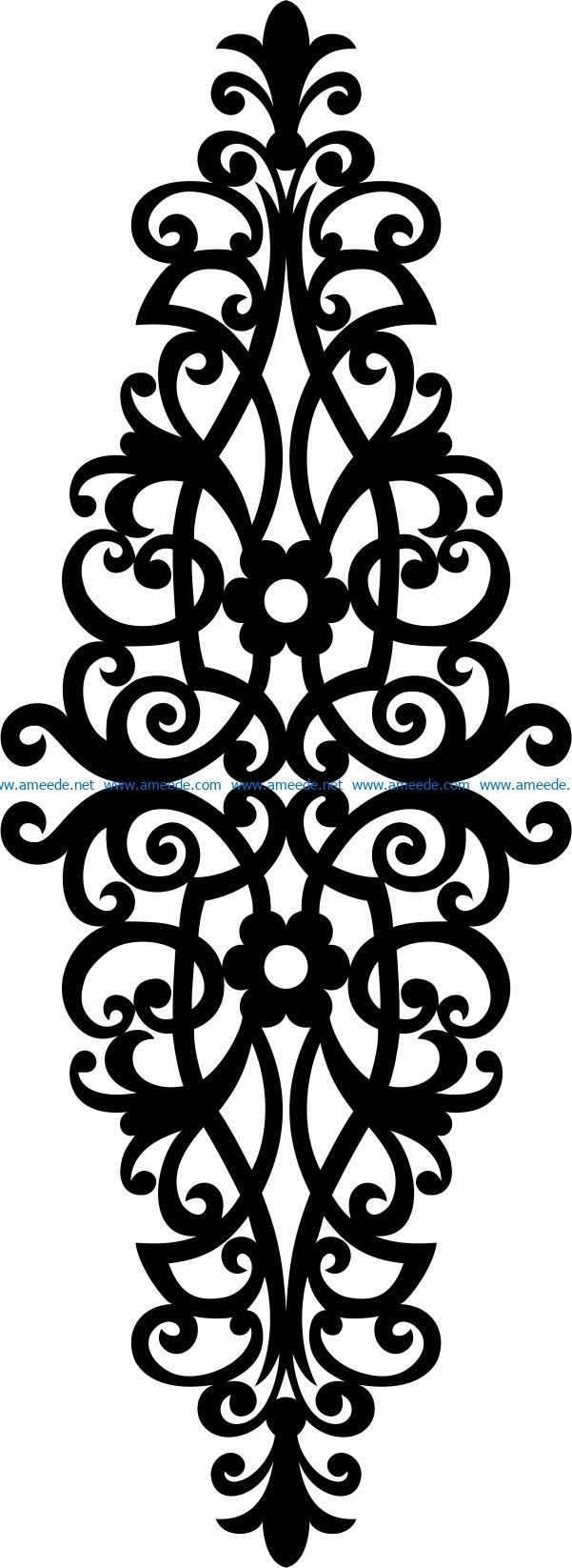 Detail Pattern Vector Cdr Nomer 31