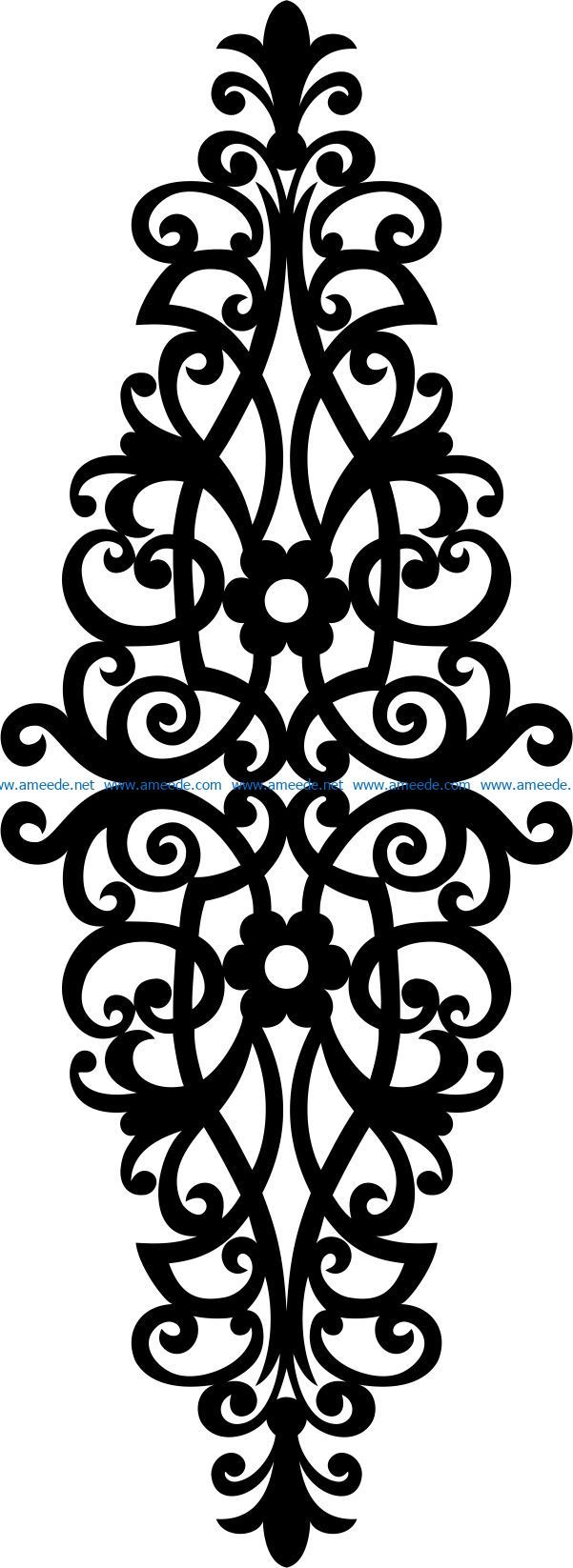 Detail Pattern Vector Cdr Nomer 31