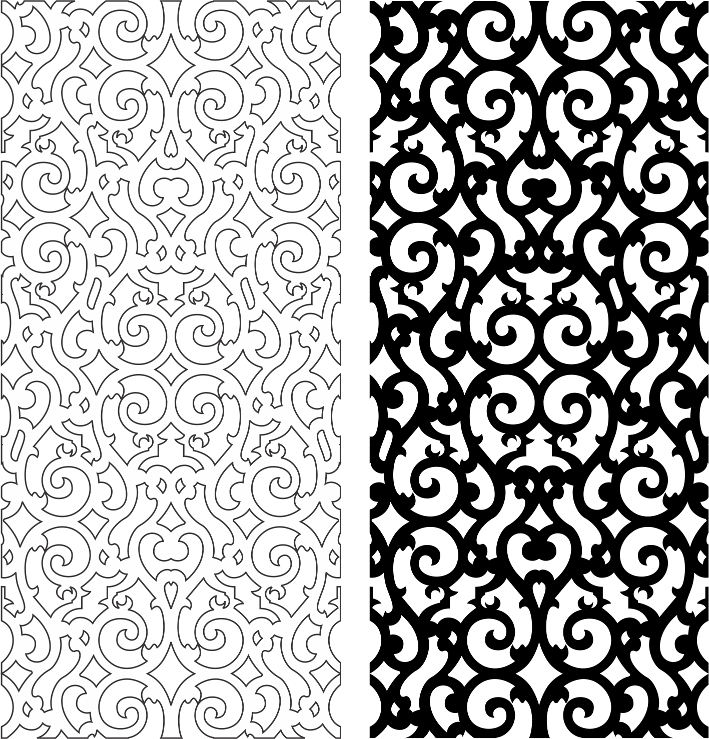 Detail Pattern Vector Cdr Nomer 48