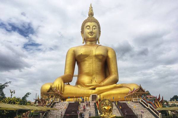 Detail Patung Buddha Di Thailand Nomer 22