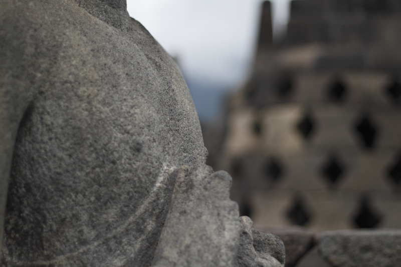 Detail Patung Budha Borobudur Nomer 33