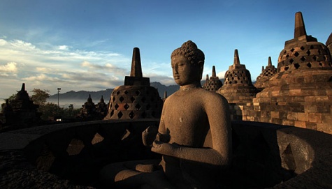 Detail Patung Budha Borobudur Nomer 45