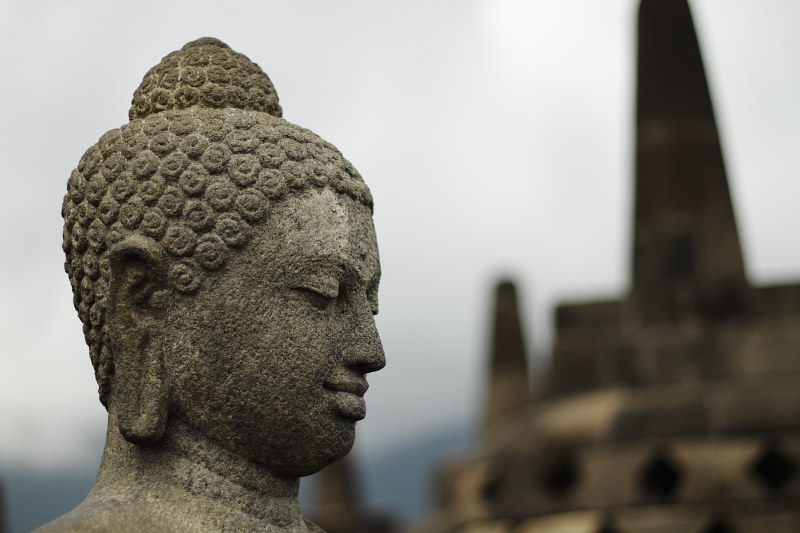 Detail Patung Budha Borobudur Nomer 8