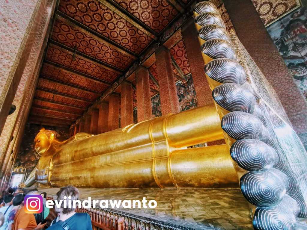Detail Patung Budha Tidur Thailand Nomer 29