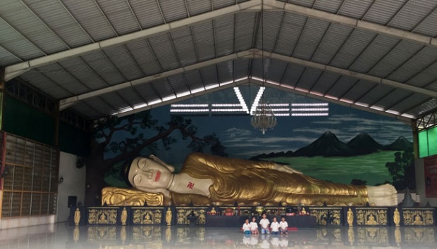 Detail Patung Budha Tidur Thailand Nomer 44