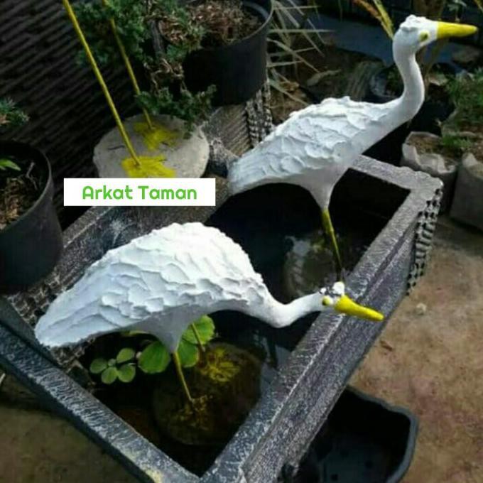 Detail Patung Burung Bangau Untuk Taman Nomer 9