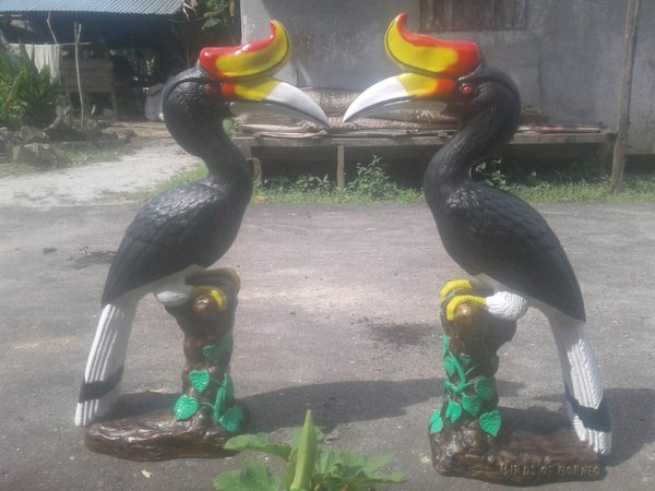 Detail Patung Burung Enggang Nomer 13