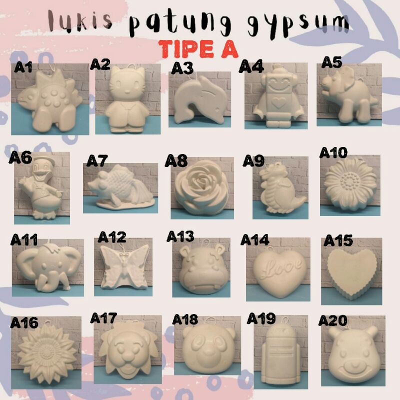 Detail Patung Dari Gypsum Nomer 20