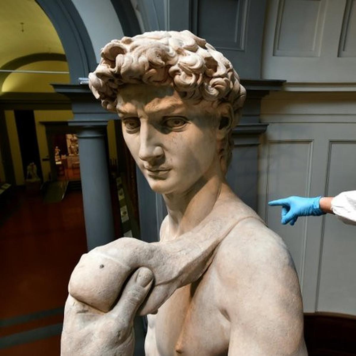 Detail Patung David Karya Michelangelo Nomer 6
