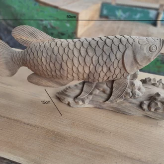 Detail Patung Ikan Dari Kayu Nomer 37