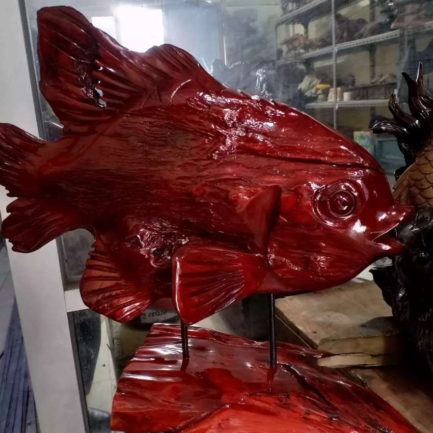 Detail Patung Ikan Dari Kayu Nomer 48