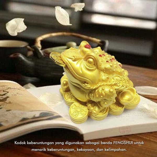 Detail Patung Katak Sebagai Simbol Nomer 19