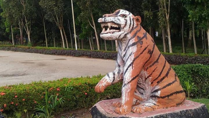 Detail Patung Macan Kumbang Nomer 21