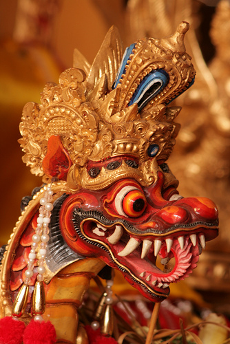 Detail Patung Naga Bali Nomer 7