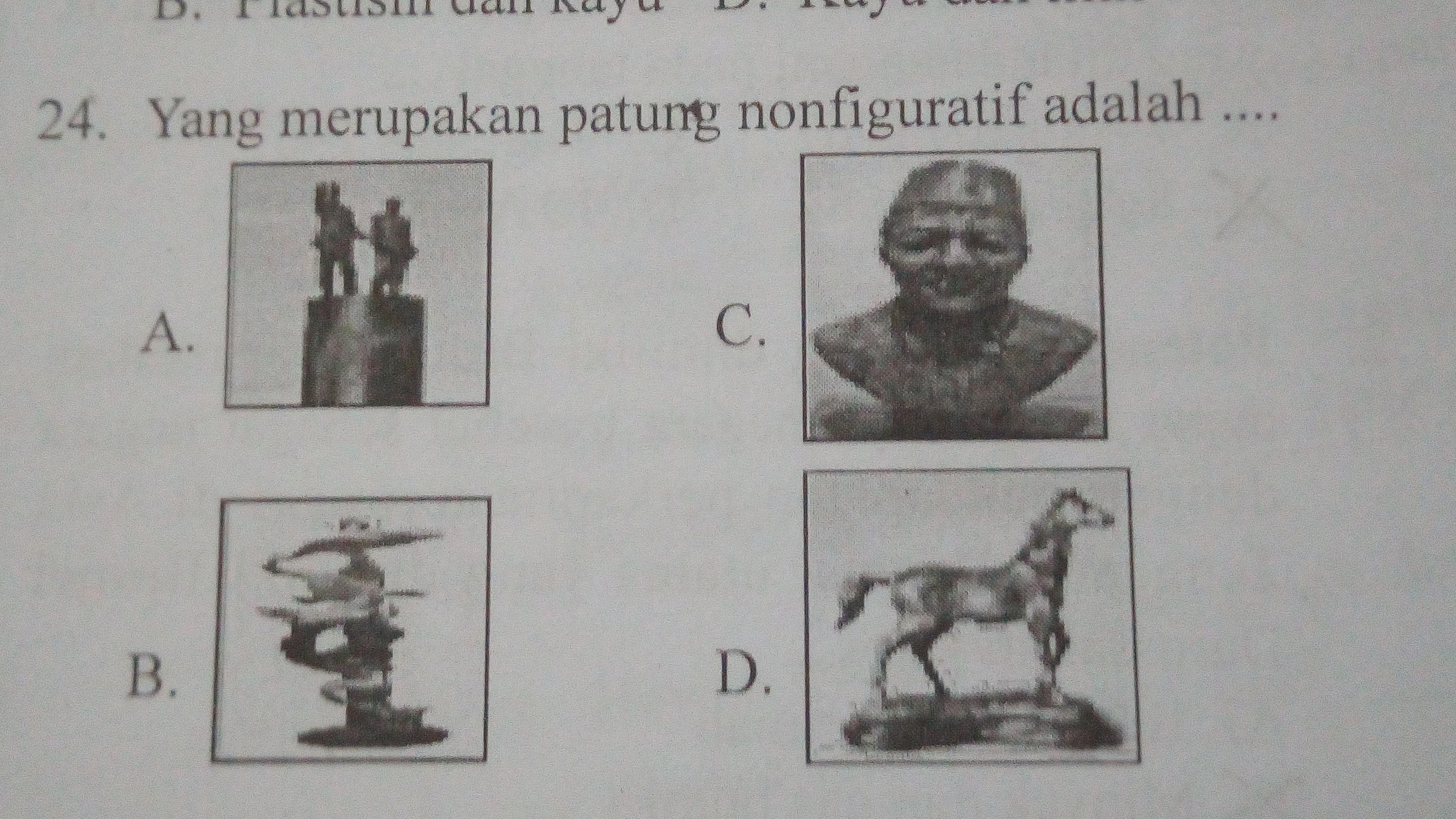 Detail Patung Non Figuratif Nomer 53