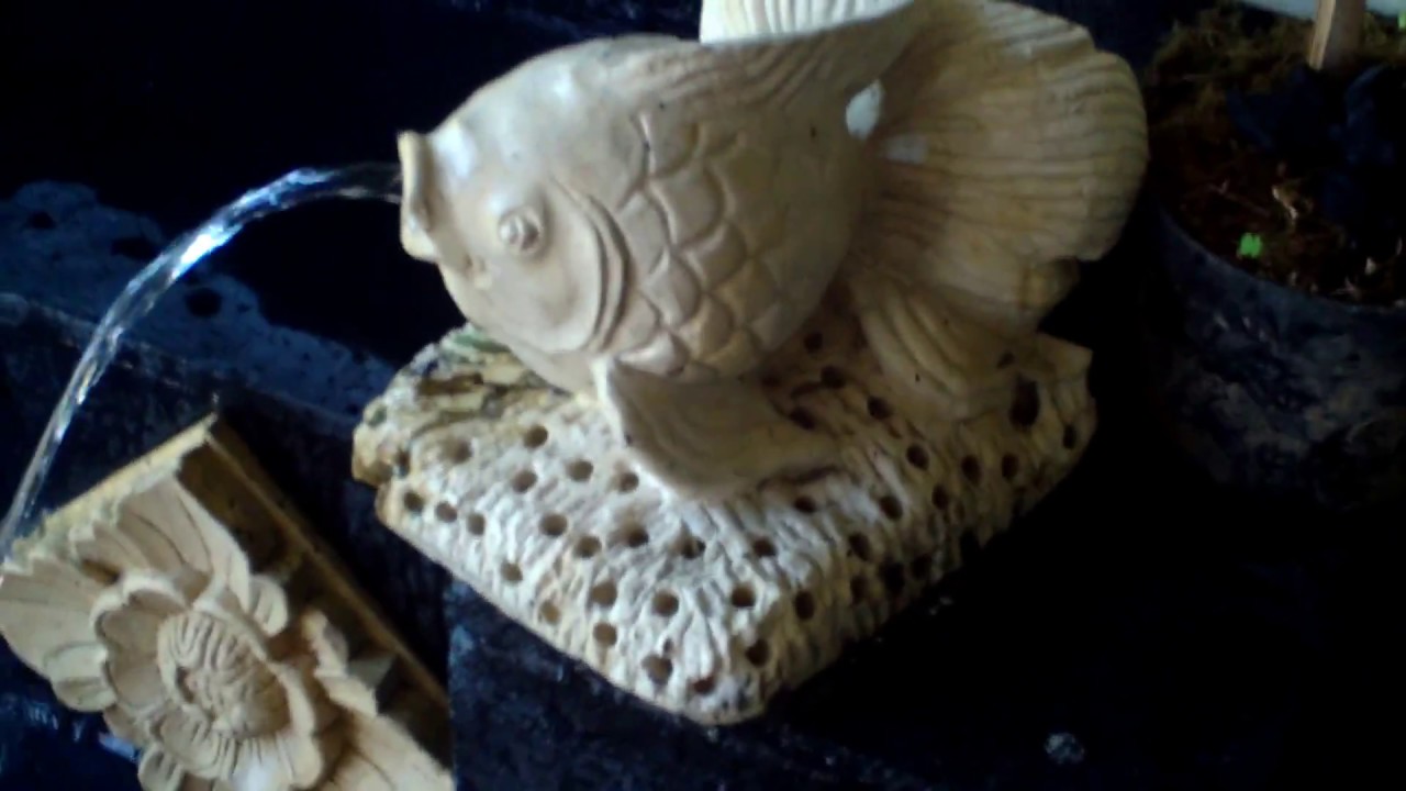 Detail Patung Pancuran Kolam Ikan Nomer 3