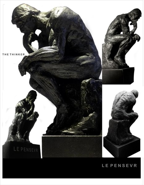 Detail Patung The Thinker Nomer 18