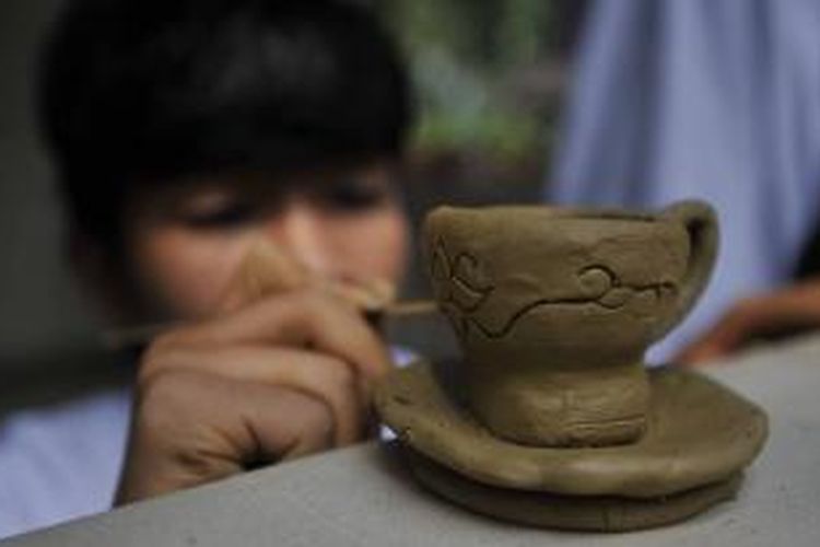 Detail Patung Yang Terbuat Dari Tanah Liat Nomer 11
