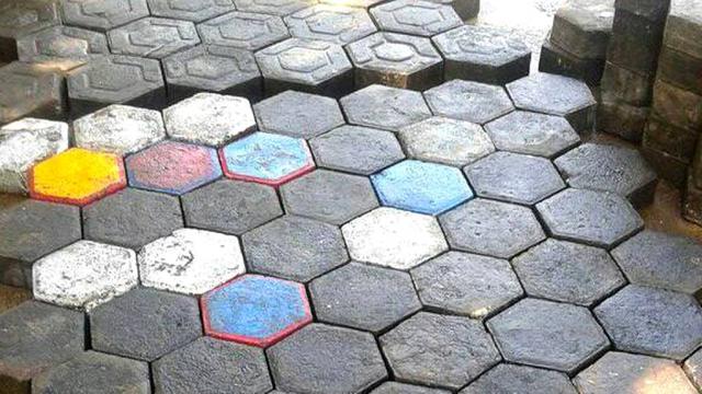 Detail Paving Block Warna Warni Nomer 12