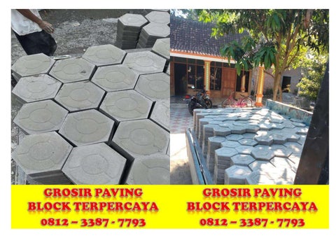 Detail Paving Block Warna Warni Nomer 40