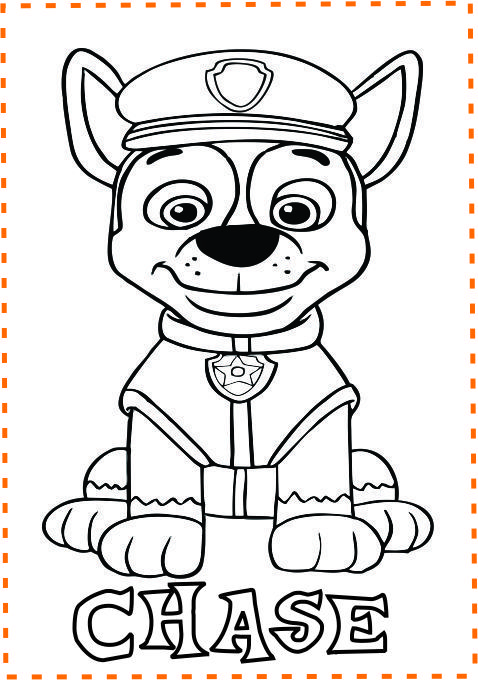 Detail Paw Patrol Coloring Page Nomer 41