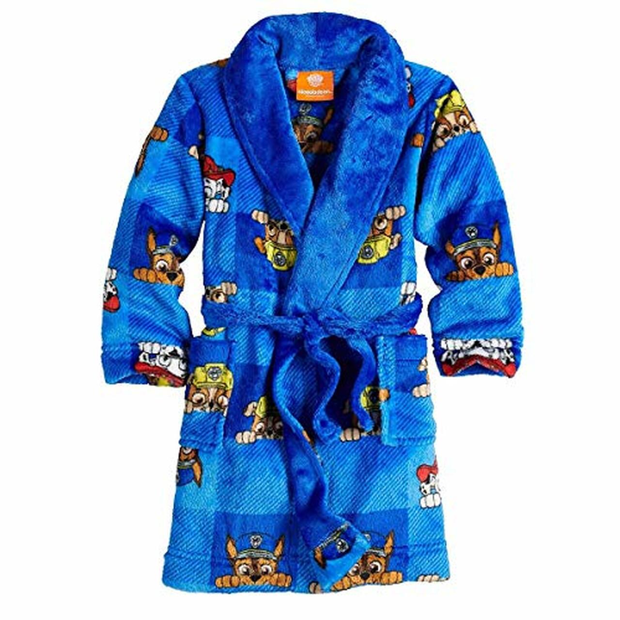 Detail Paw Print Bathrobe Nomer 30