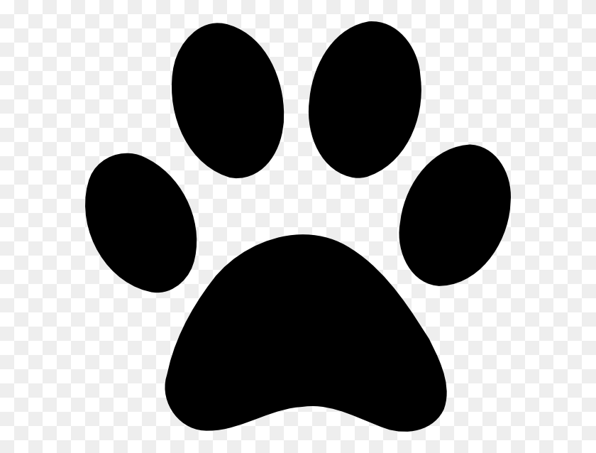 Detail Paw Print Clip Art Transparent Background Nomer 12