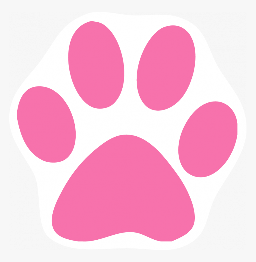 Detail Paw Print Clip Art Transparent Background Nomer 32