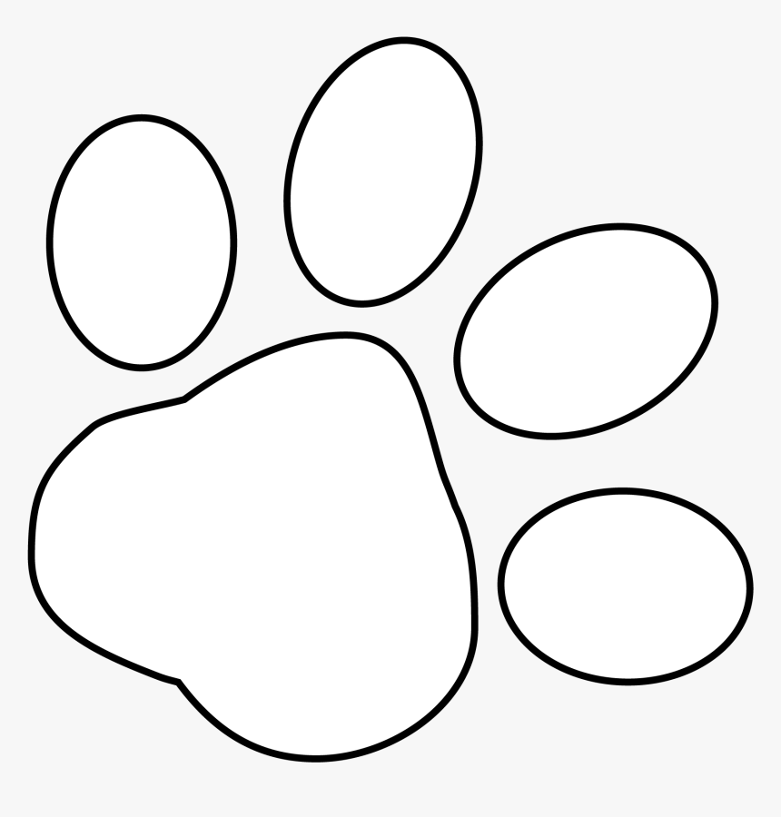 Detail Paw Print Clip Art Transparent Background Nomer 37