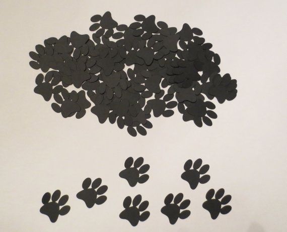 Detail Paw Print Confetti Nomer 2