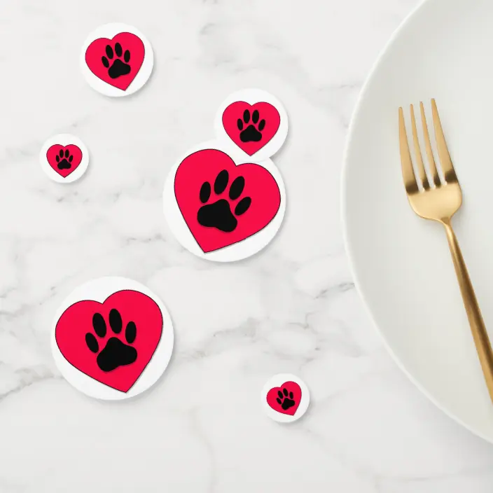 Detail Paw Print Confetti Nomer 15