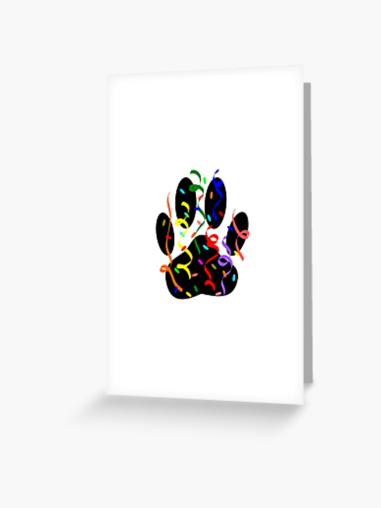 Detail Paw Print Confetti Nomer 31