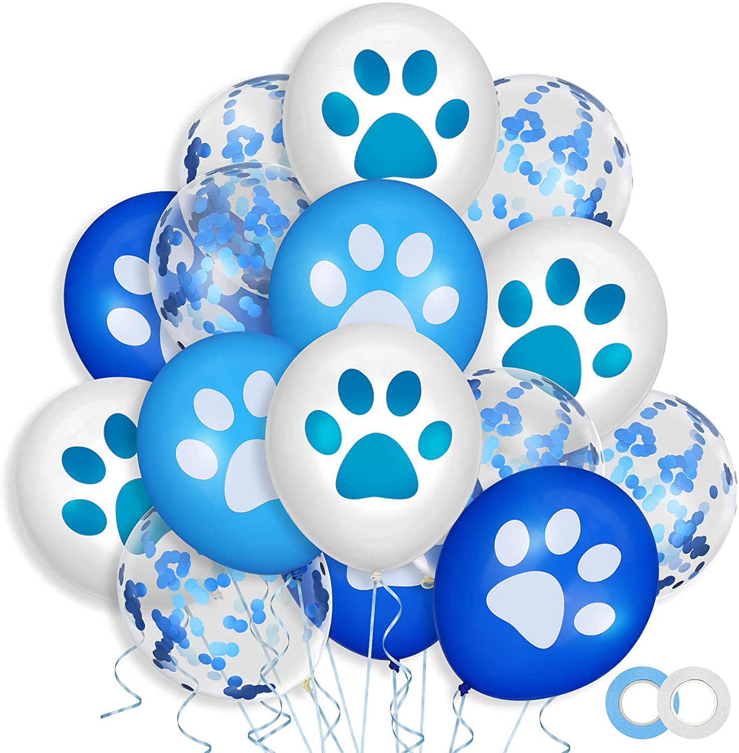 Detail Paw Print Confetti Nomer 36