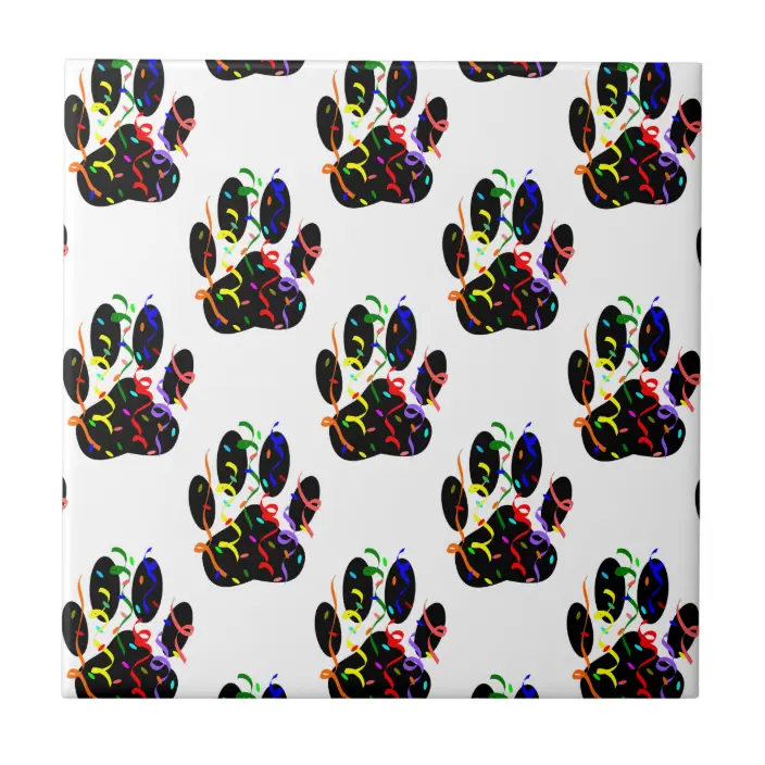 Detail Paw Print Confetti Nomer 38