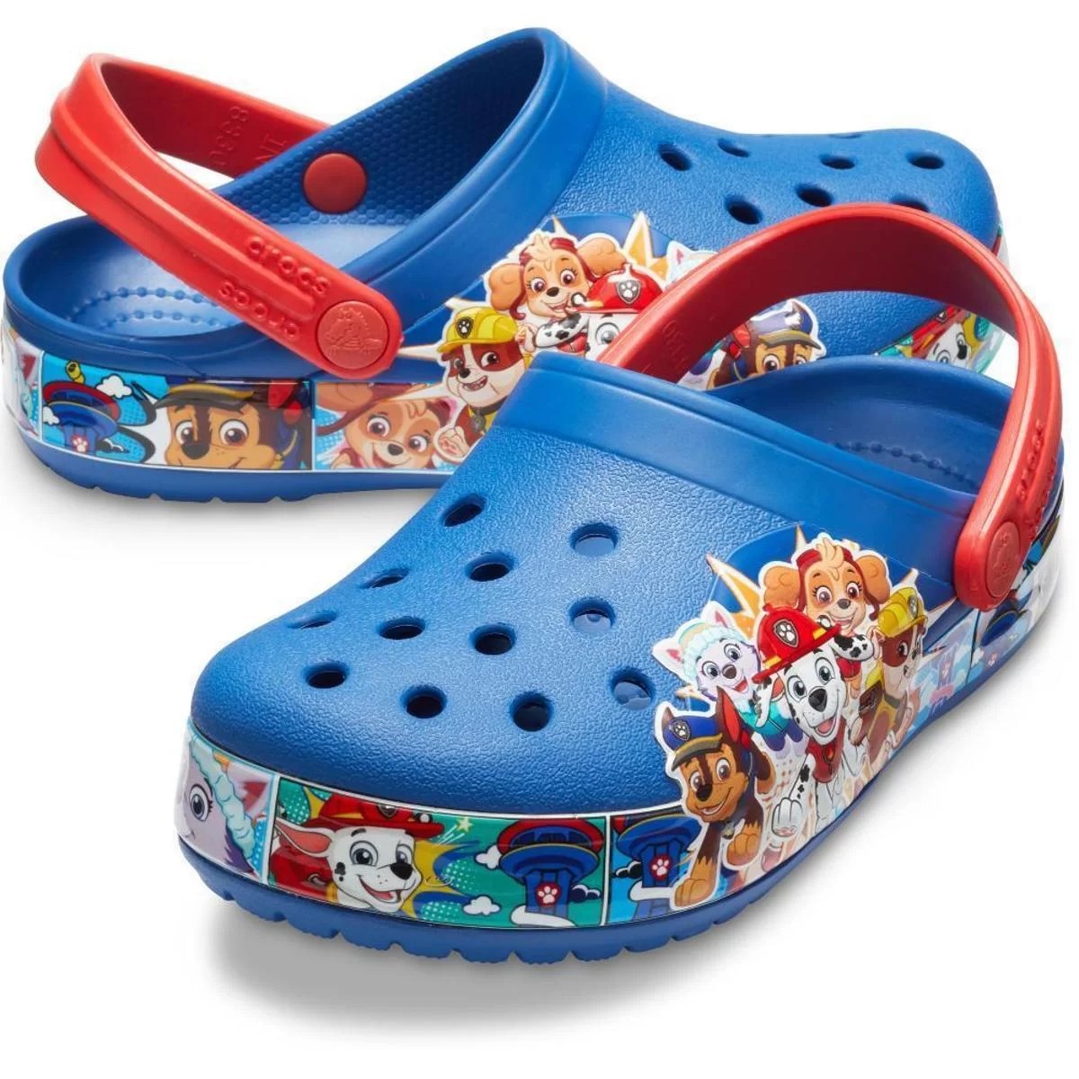 Detail Paw Print Crocs Nomer 40