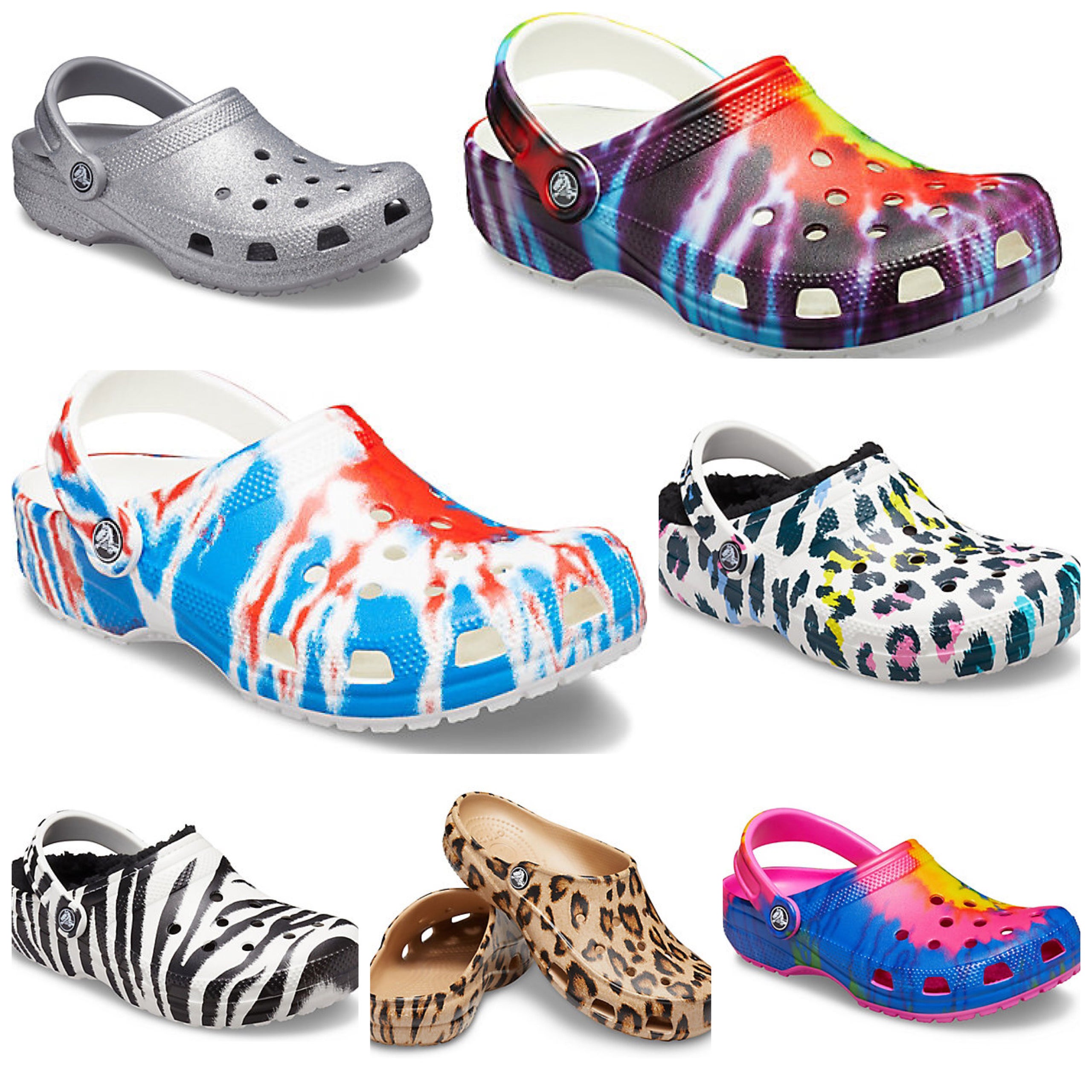 Detail Paw Print Crocs Nomer 46