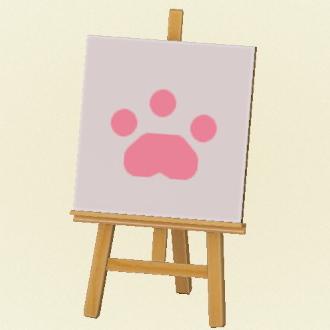 Detail Paw Print Door Plate Animal Crossing Nomer 47