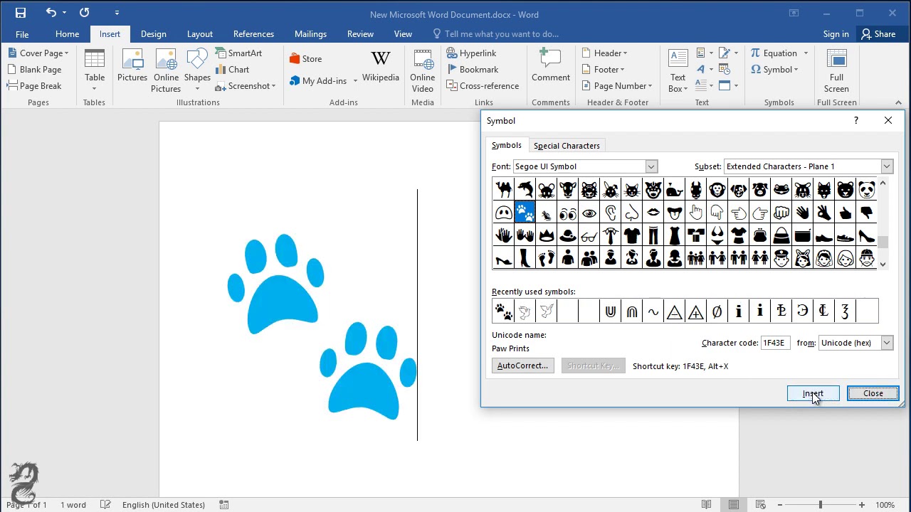 Detail Paw Print Keyboard Symbol Nomer 2