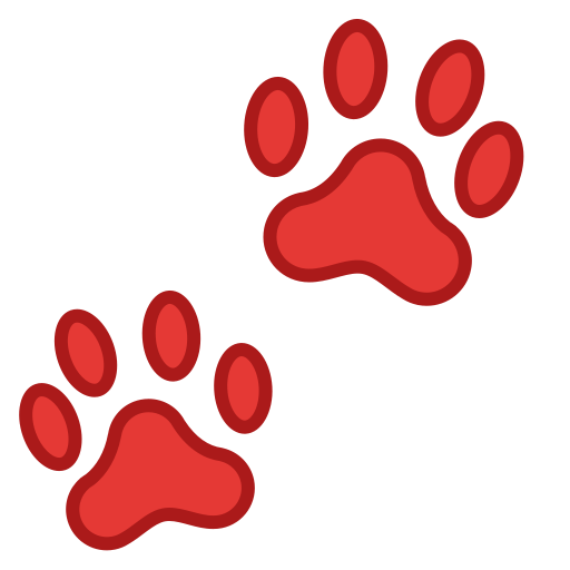 Detail Paw Print Keyboard Symbol Nomer 13