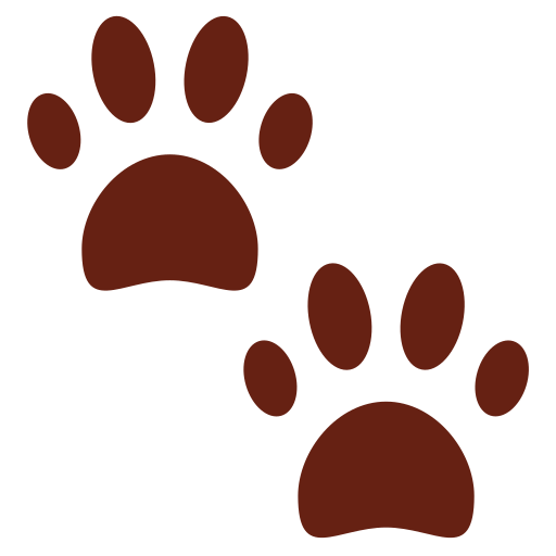 Detail Paw Print Keyboard Symbol Nomer 15